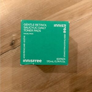 NEW Innisfree Gentle Retinol Salicylic Daily Toner Pads